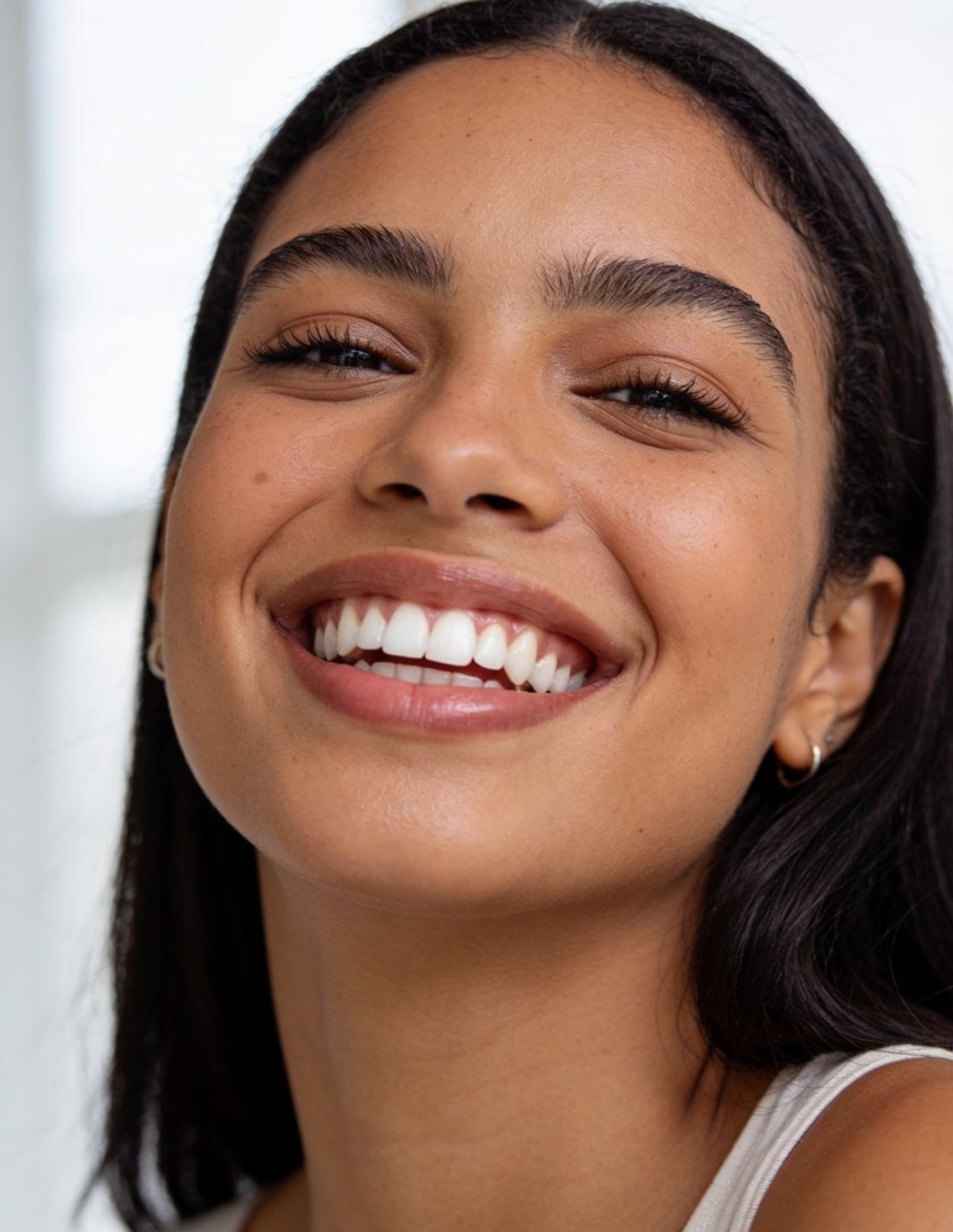 Sorriso saudável e radiante
